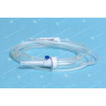 Medical disposable infusion set with filter needle